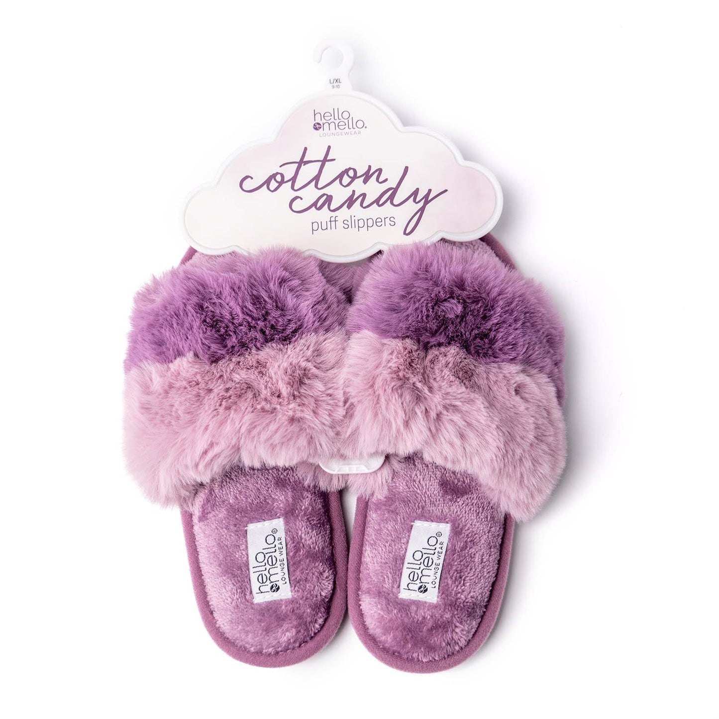 Cotton Candy Puff Slippers