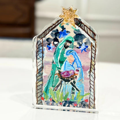 Holy Family Acrylic Free Standing Piece