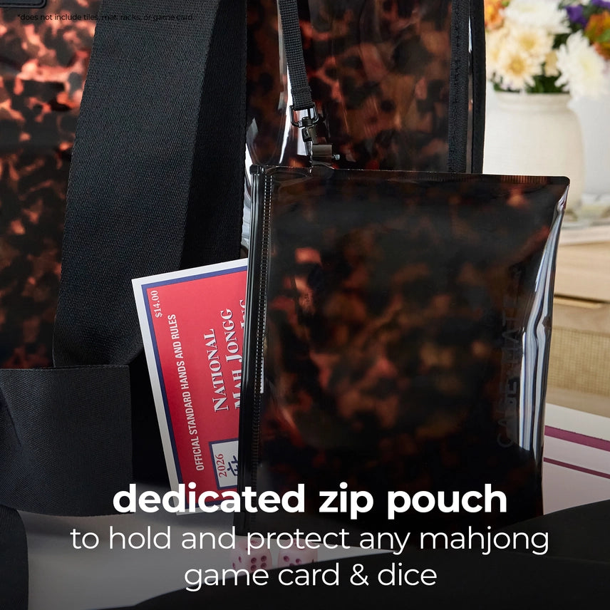 Case-Mate Mahjong Jelly Tote Set - Tortoiseshell Bow