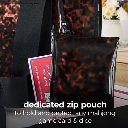 Case-Mate Mahjong Jelly Tote Set - Tortoiseshell Bow