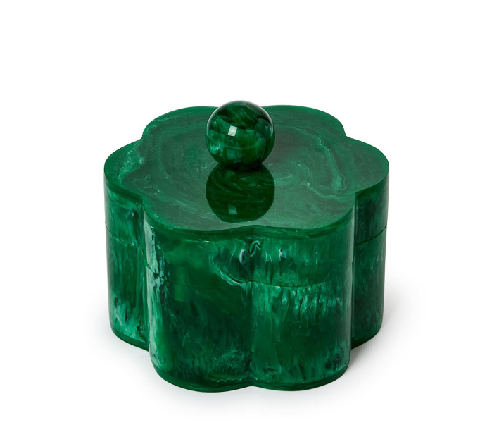 Marbleized Resin Covered Box