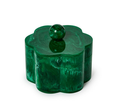 Marbleized Resin Covered Box