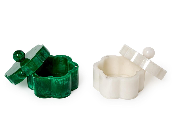 Marbleized Resin Covered Box