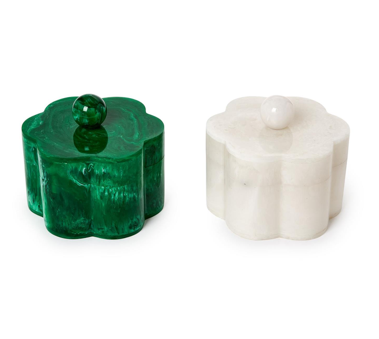 Marbleized Resin Covered Box