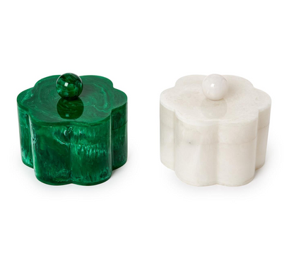Marbleized Resin Covered Box