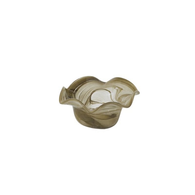 Swirled Glass Bowl