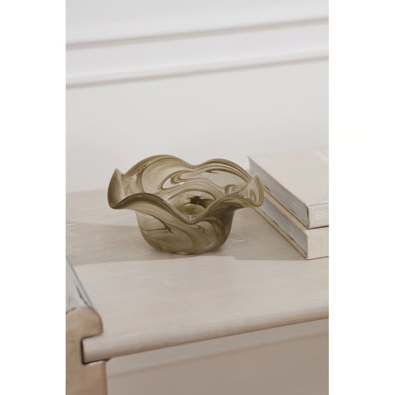 Swirled Glass Bowl
