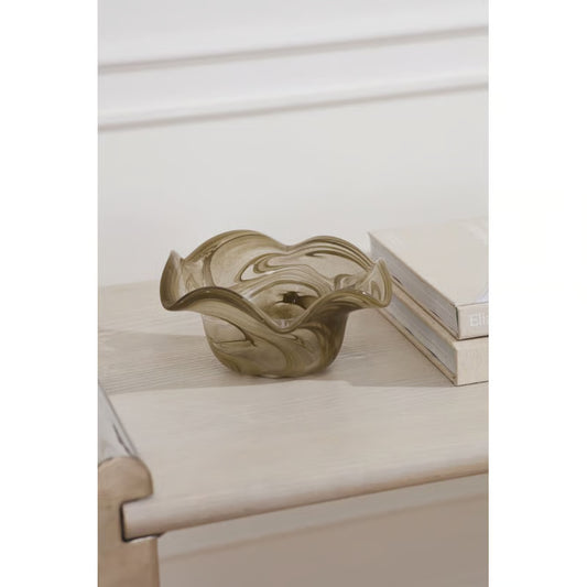 Swirled Glass Bowl