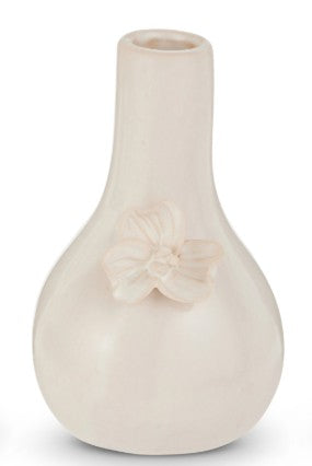 White Floral Bud Vase