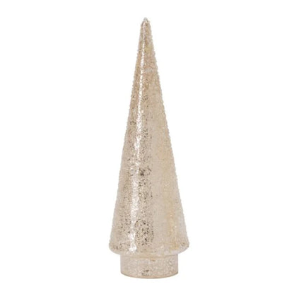 Metallic Textured LED Tree