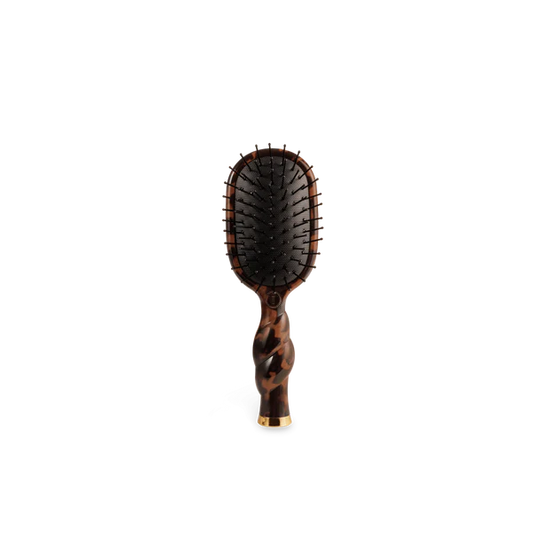 Mini Detangler Hair Brush for Medium Hair- Tortoise