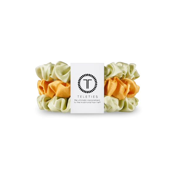 Silk Scrunchie Teleties - Set of 3