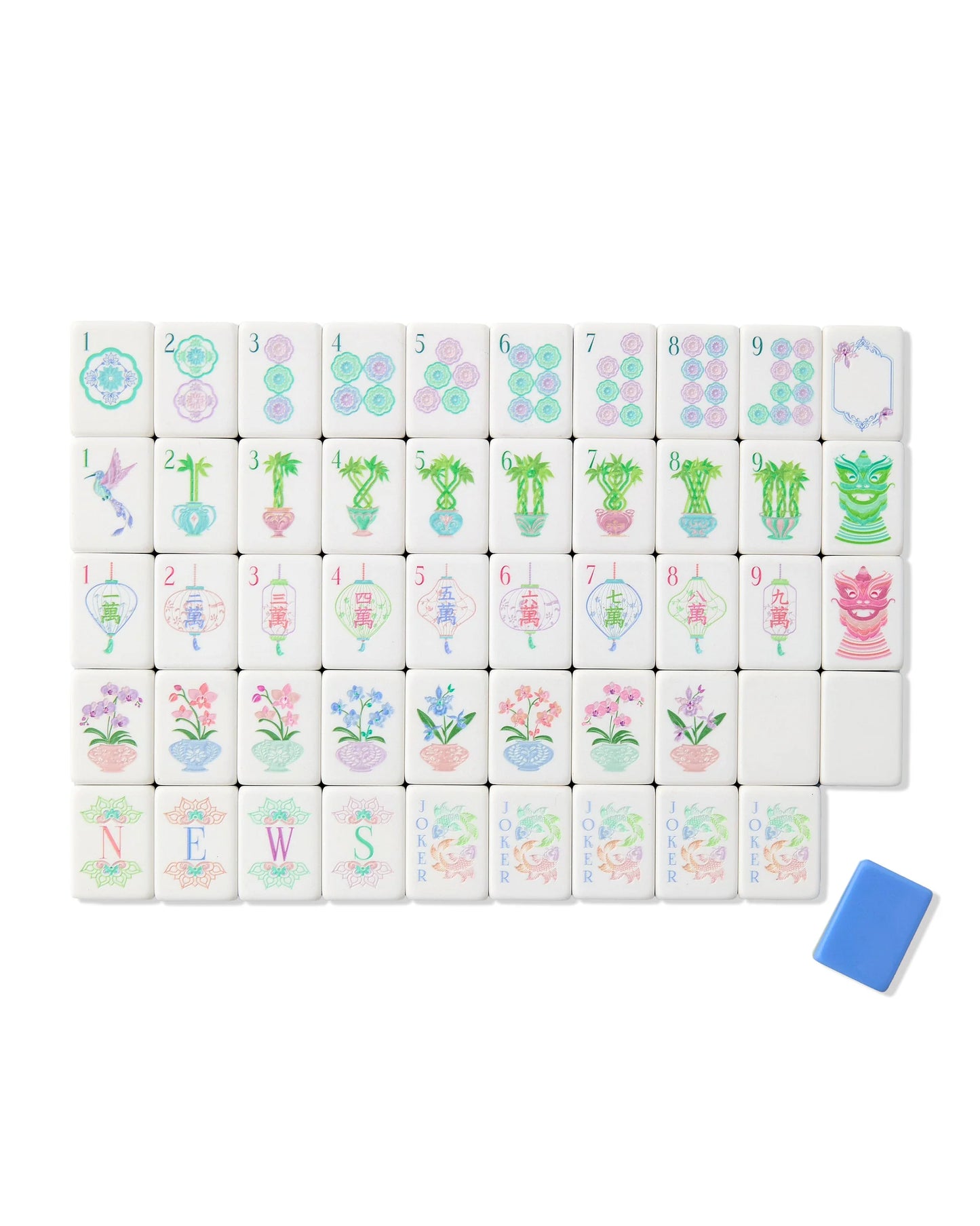Moonlight Mahjong Tiles
