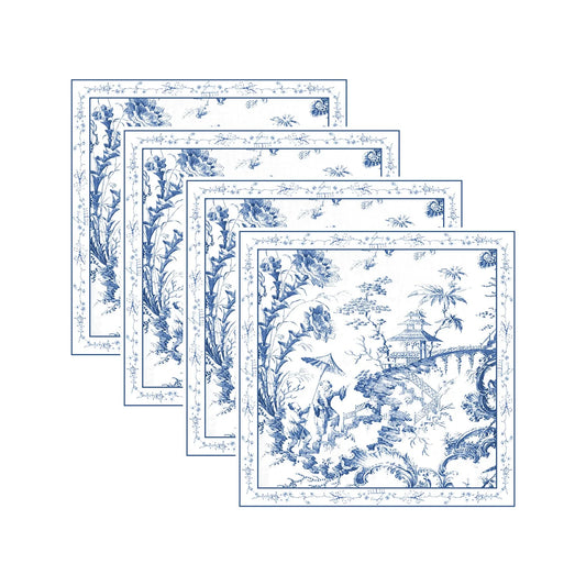 LINENS Chinoiserie Napkins 20x20 Set of 4