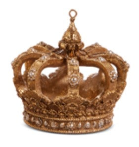 3.5" Gold Crown Ornament