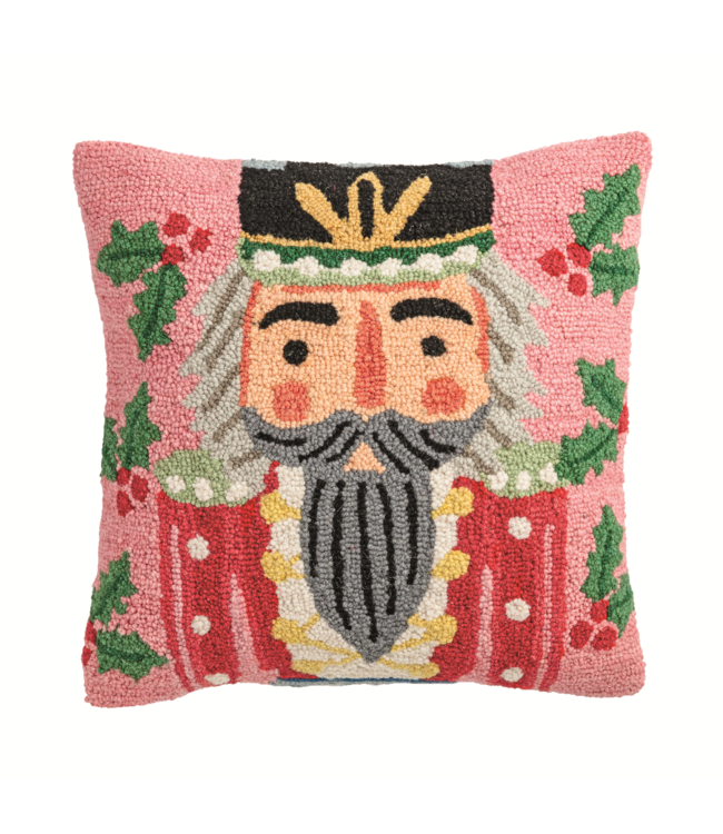 Square Nutcracker Wool Pillow
