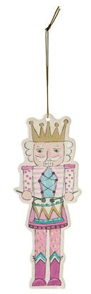 6" Blushing Nutcracker Acrylic Ornament