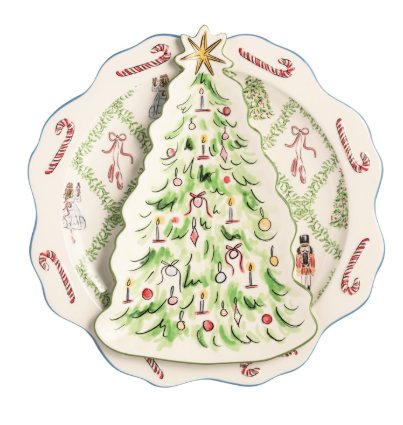 Nutcracker & Tree Nested Tray Set