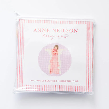 Pink Angel Beginner Needlepoint Kit