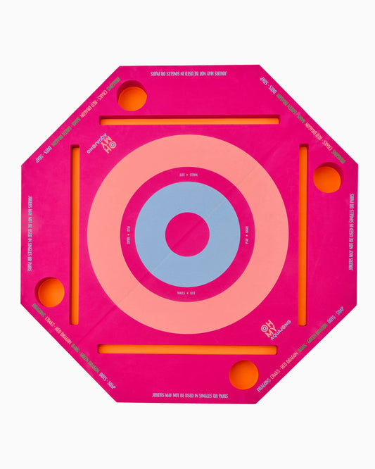 Pink Aqua Jong Pool Mahjong Mat