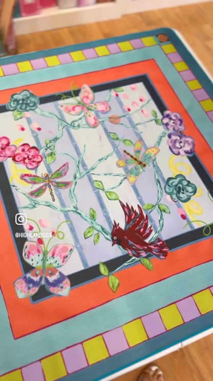 Heaven Sent Mahjong Mat by Jennifer Poe Art