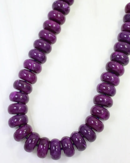 Purple Beaded Necklace