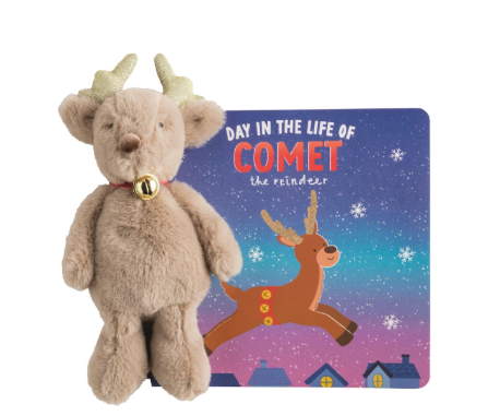 Reindeer Book With Plush