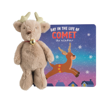 Reindeer Book With Plush