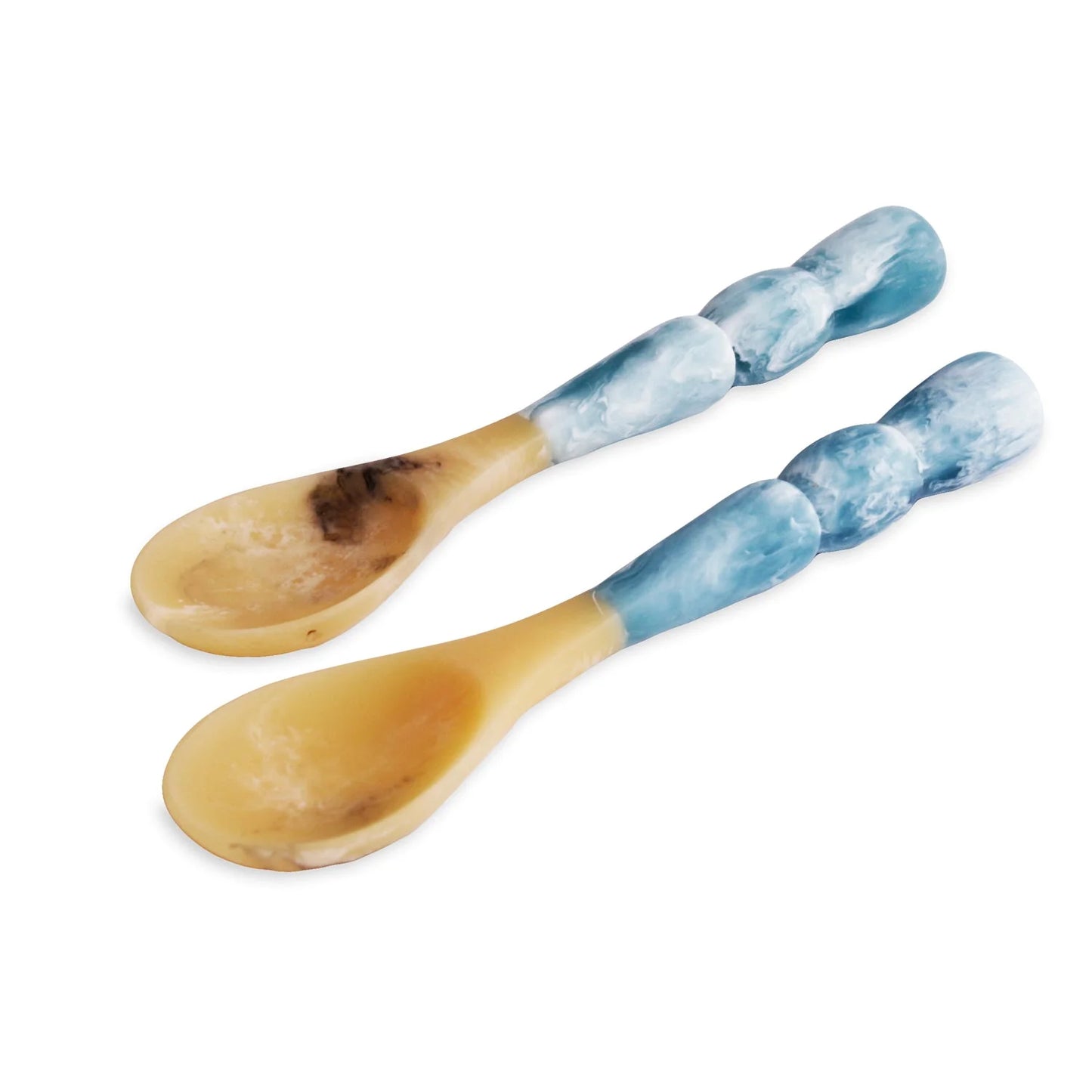 RESIN Amelia Bubble Salad Severs/ Aqua