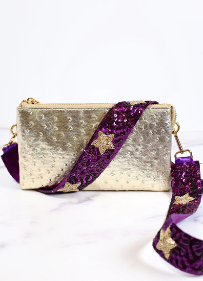 Sequin Crossbody Strap