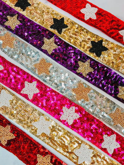 Sequin Crossbody Strap