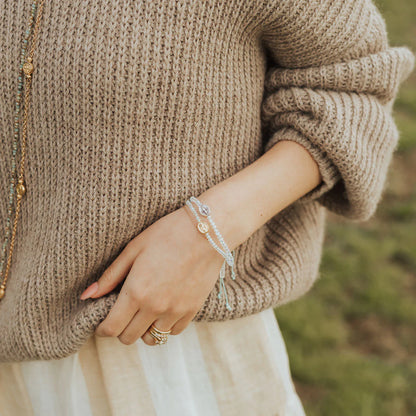 MSMH Say Yes Miraculous Mary Crystal Bracelet