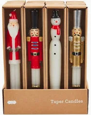 Classic Christmas Taper Candle