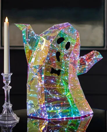 21.5"H USB Electric Lighted Holographic Ghost