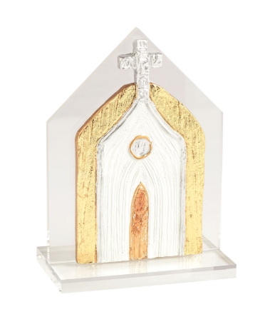 Painted Acrylic Church