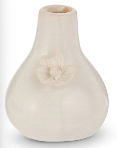 White Floral Bud Vase