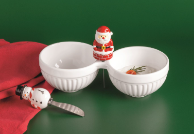 Spread Cheer All Year Double Dip Bowl