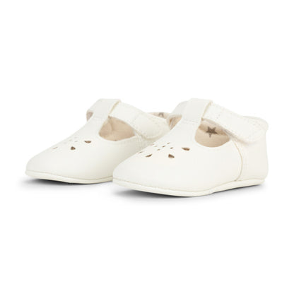 Mary Jane Snowy White Shoes