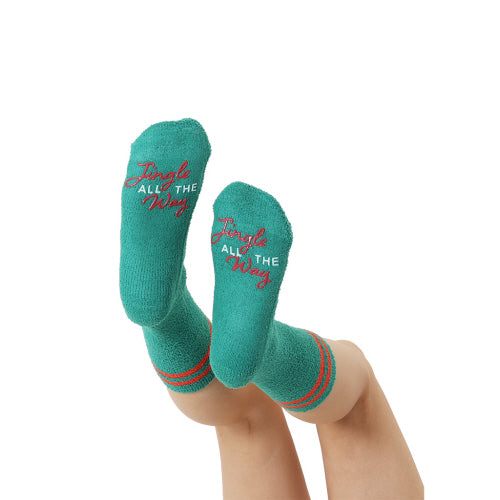 Holiday Fuzzy Crew Socks