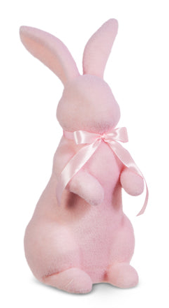 Pastel Flocked Bunny (11-15")