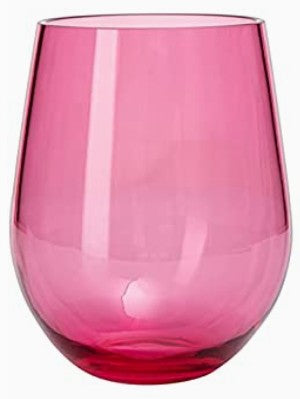 Unbreakable Colored Stemless Wine Glass