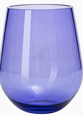 Unbreakable Colored Stemless Wine Glass