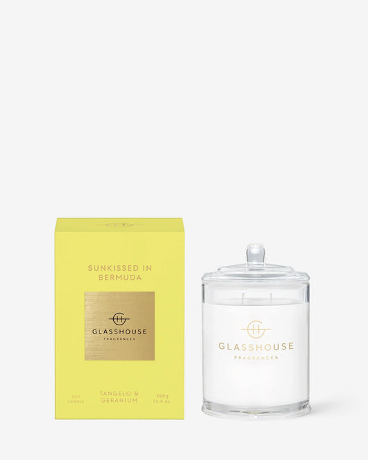 Glasshouse Triple Scented Soy Candle - SUNKISSED IN BERMUDA