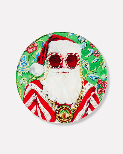 Swanky Santa Coasters