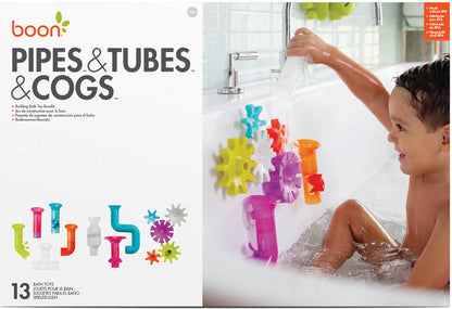 Pipes & Tubes & Cogs Building Bath Toy Bundle