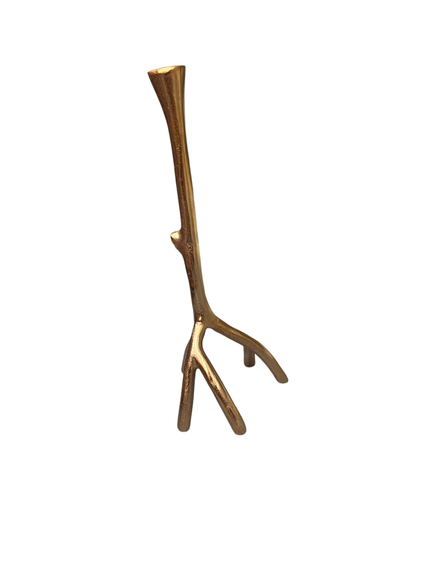 Gold Twig Candle Holder