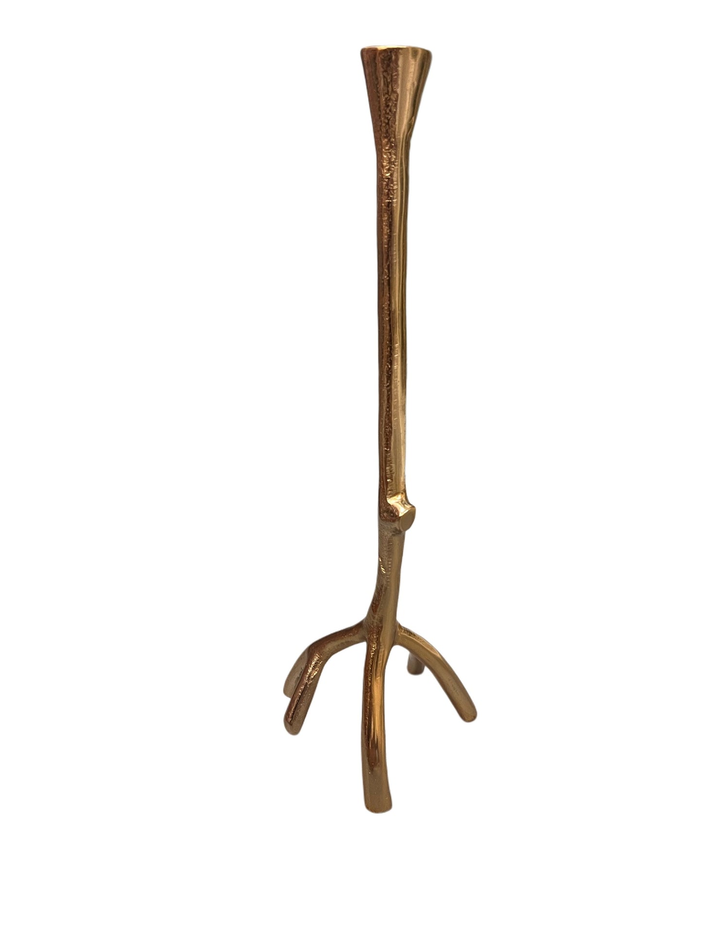 Gold Twig Candle Holder