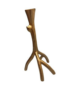 Gold Twig Candle Holder