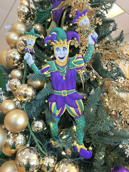 Metal Embossed Jester