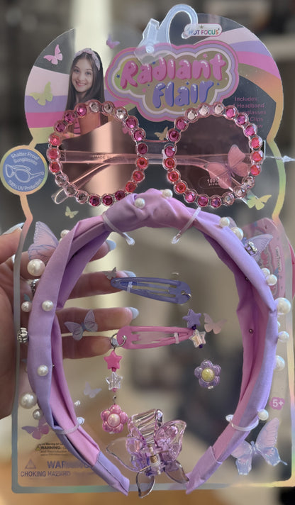 Radiant Flair Tie Dye Butterfly Set